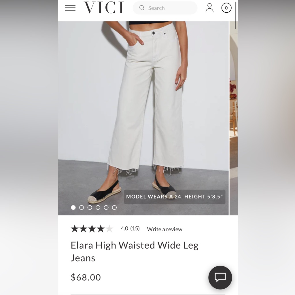 White Wide Leg Jeans